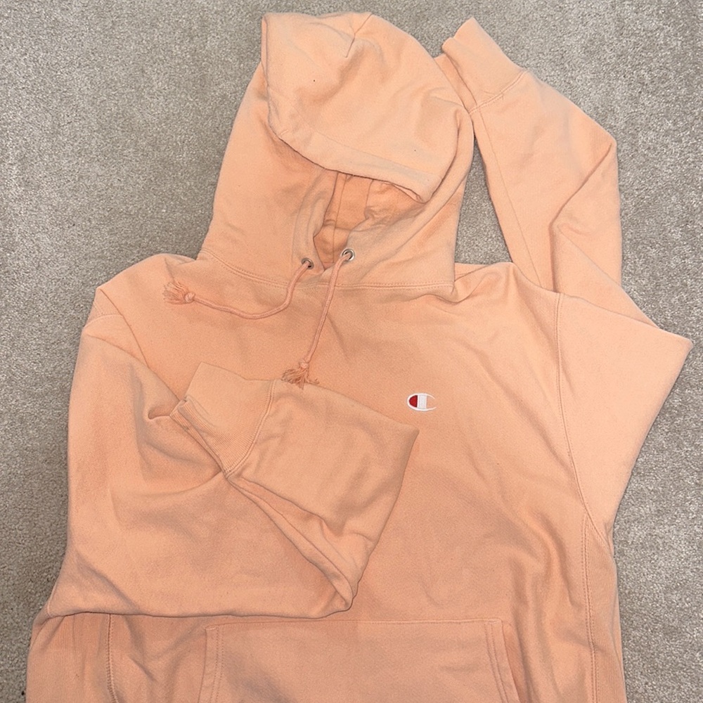 Champion Reverse Weave Hoodie Peach